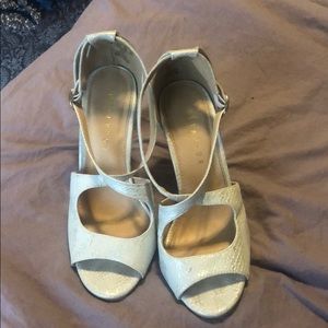 Silver heels